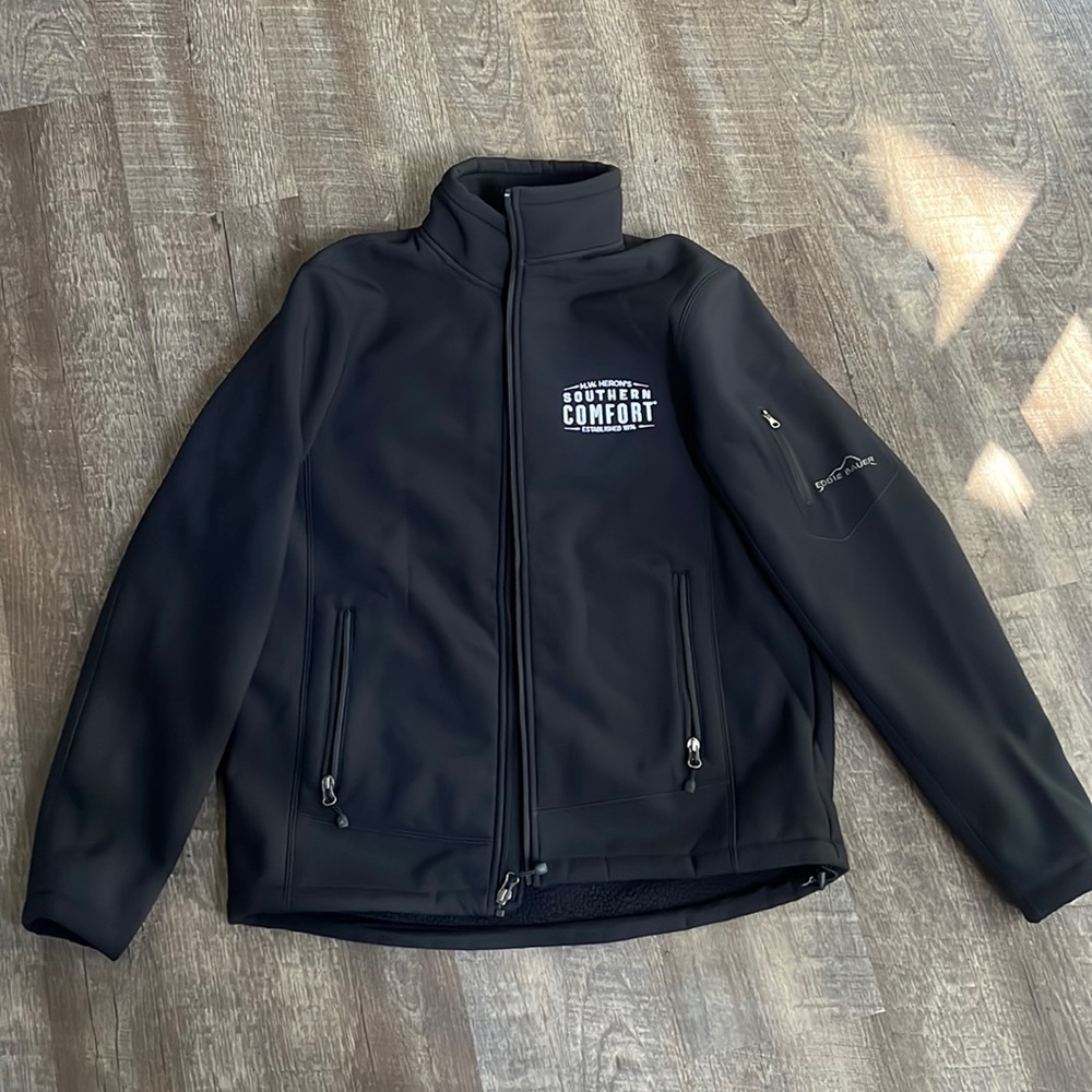 Unisex Eddie Bauer Black Winter Zip Up Jacket